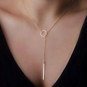 18K gold plated minimalist necklace